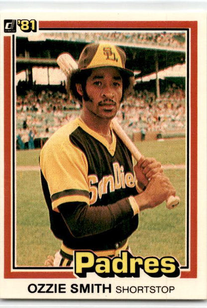 1981 Donruss #1 Ozzie Smith San Diego Padres