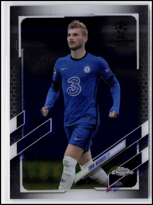 2020-21 Topps Chrome UEFA Champions League #25 Timo Werner