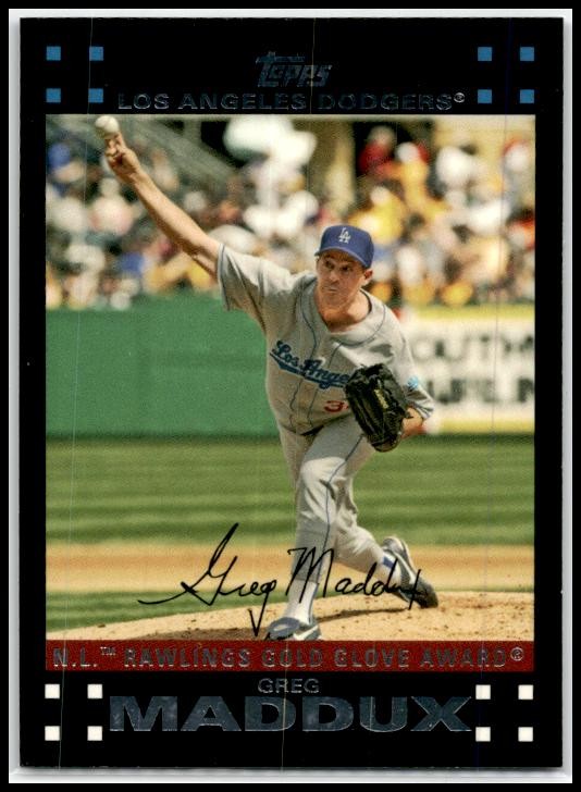 2007 Topps #311 Greg Maddux Los Angeles Dodgers