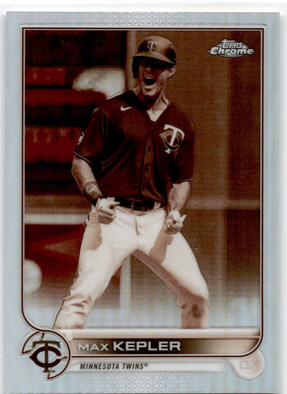 2022 Topps Chrome Sepia #58 Max Kepler Twins