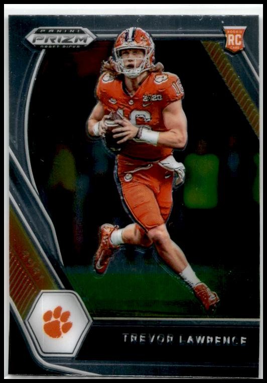 2021 Panini Prizm Draft Picks Collegiate #106 Trevor Lawrence Clemson Tigers