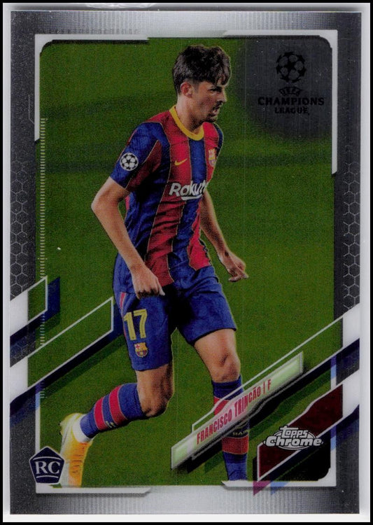 2020-21 Topps Chrome UEFA Champions League #4 Francisco Trincão