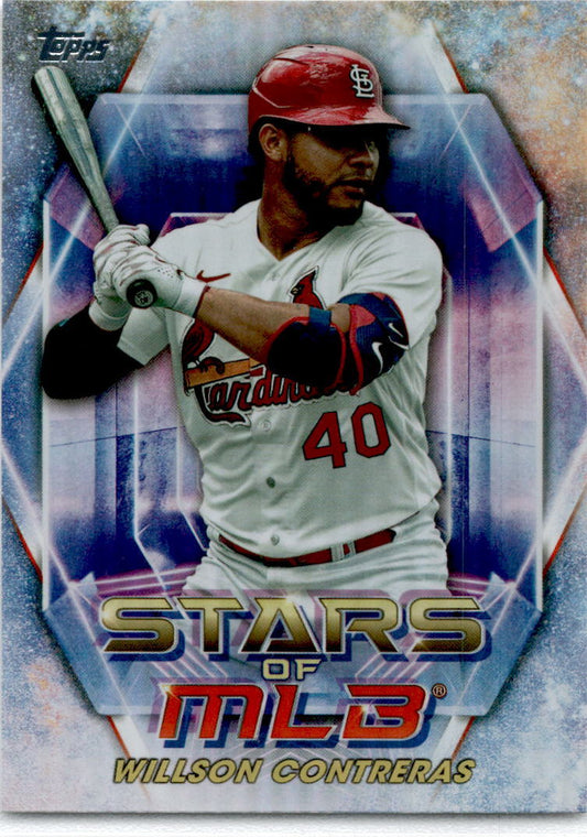 2023 Topps Update Stars of MLB Chrome #SMLBC-87 Willson Contreras St. Louis Card