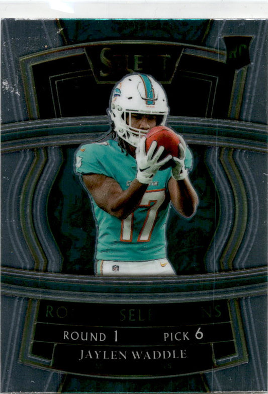 2021 Panini Select Rookie Selections #RS-8 Jaylen Waddle RC Miami Dolphins