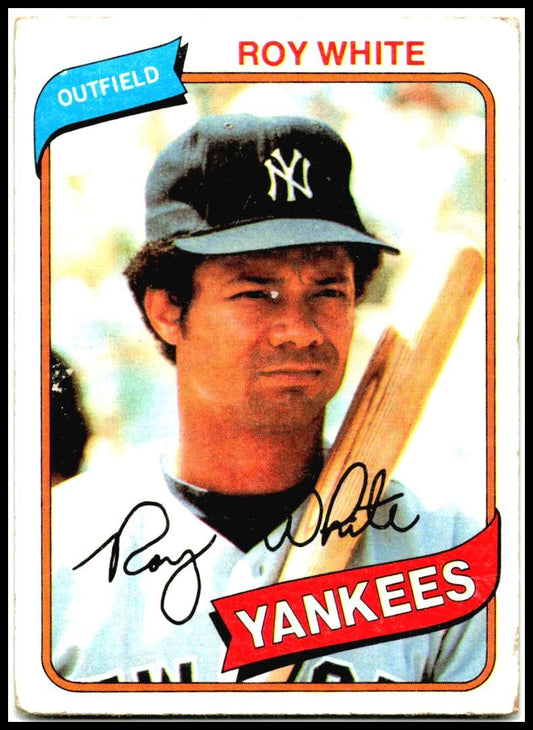 1980 Topps #648 Roy White New York Yankees