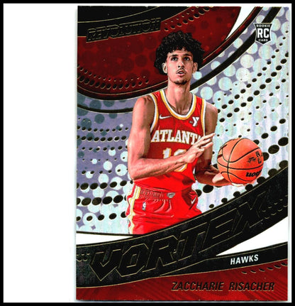 2024-25 Panini Revolution Vortex #8 Zaccharie Risacher Atlanta Hawks