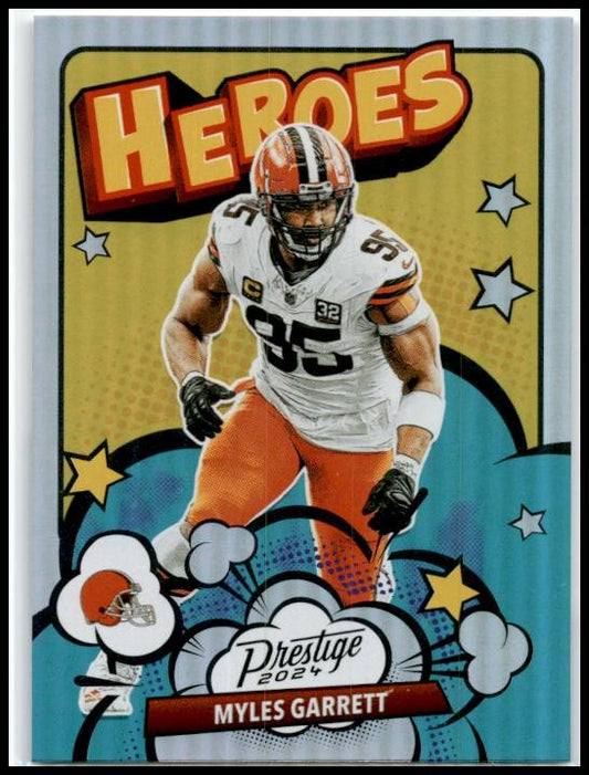2024 Panini Prestige Heroes #11 Myles Garrett Cleveland Browns