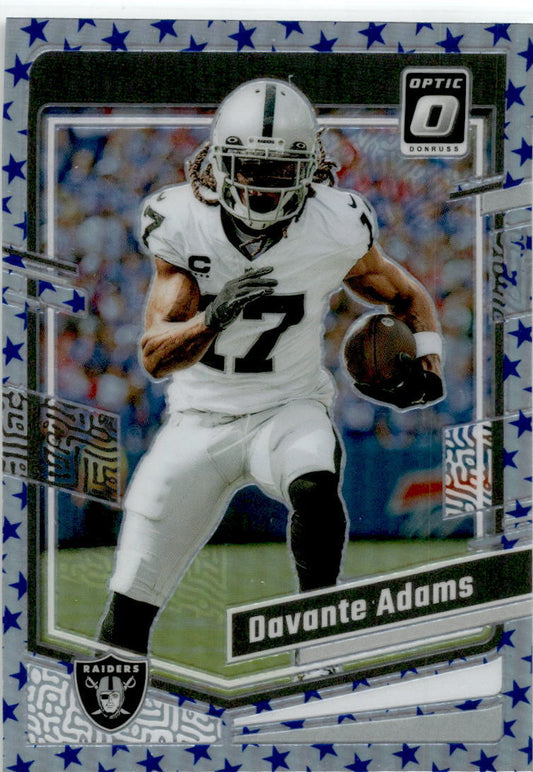 2023 Donruss Optic Blue Stars #96 Davante Adams Las Vegas Raiders