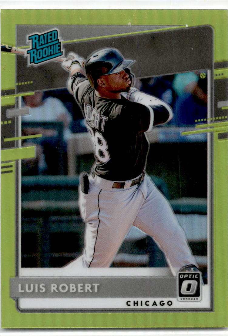 2020 Donruss Optic Lime Green #62 Luis Robert Rookie Chicago White Sox