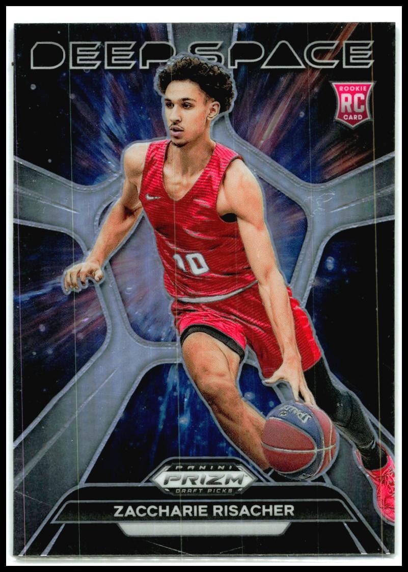 2024 Panini Prizm Draft Picks Deep Space Prizms Silver #12 Zaccharie Risacher