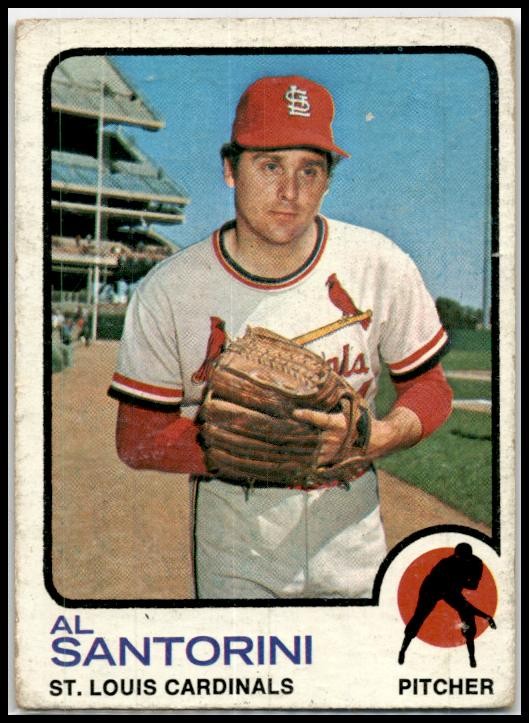 1973 Topps #24 Al Santorini St. Louis Cardinals
