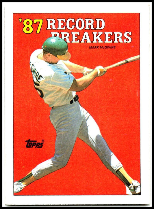 1988 Topps #3 Mark McGwire Oakland Athletics