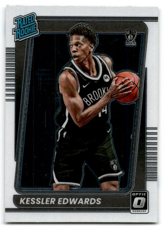 2021-22 Donruss Optic Rated Rookie Kessler Edwards Rookie Brooklyn Nets #154