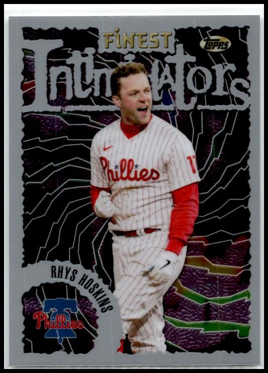 2023 Topps Finest Flashbacks #122 Rhys Hoskins Philadelphia Phillies