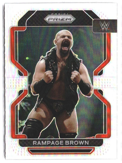Rampage Brown #109 2022 Panini Prizm WWE Silver Rookie RC