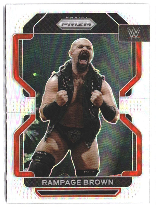 Rampage Brown #109 2022 Panini Prizm WWE Silver Rookie RC
