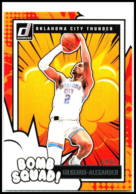 2024-25 Donruss Bomb Squad #12 Shai Gilgeous-Alexander Oklahoma City Thunder