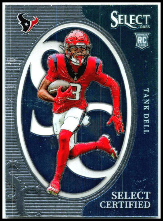 2023 Panini Select Select Certified Rookies #CRO-NTD Tank Dell Houston Texans