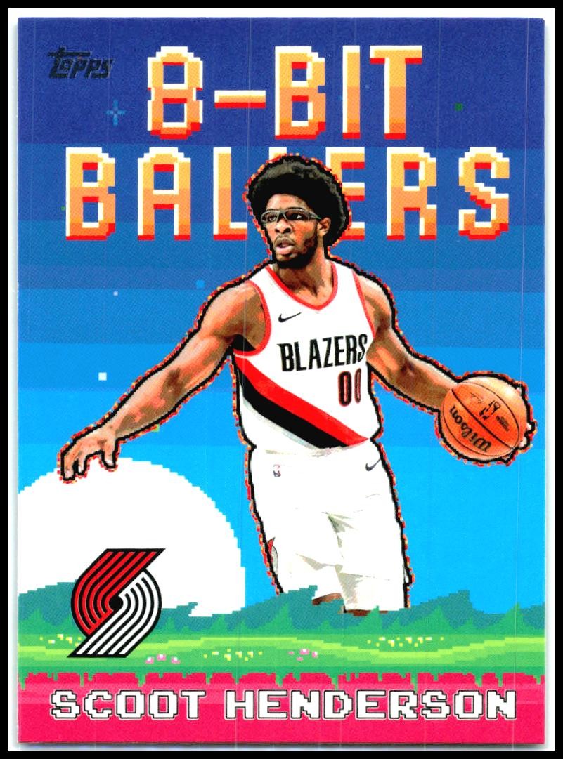 2025-26 Topps 8-Bit Ballers #8B-14 Scoot Henderson Portland Trail Blazers