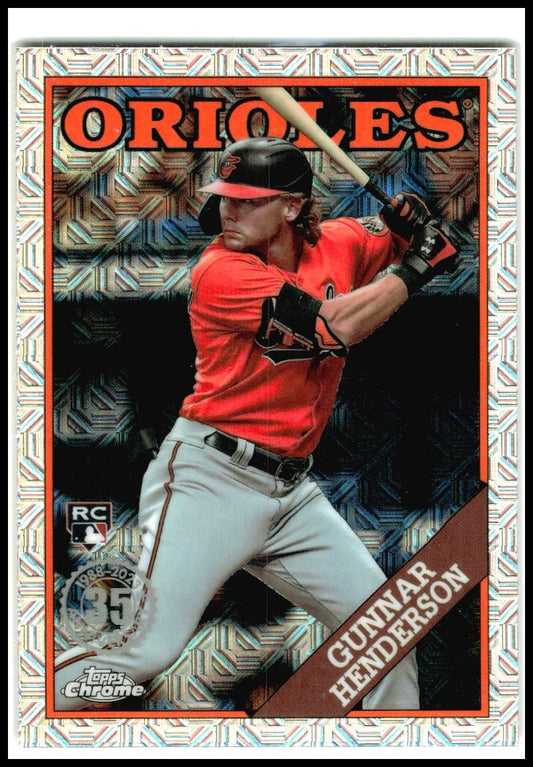 2023 Topps Update 1988 Topps 35th Anniversary Chrome #T88CU-91 Gunnar Henderson