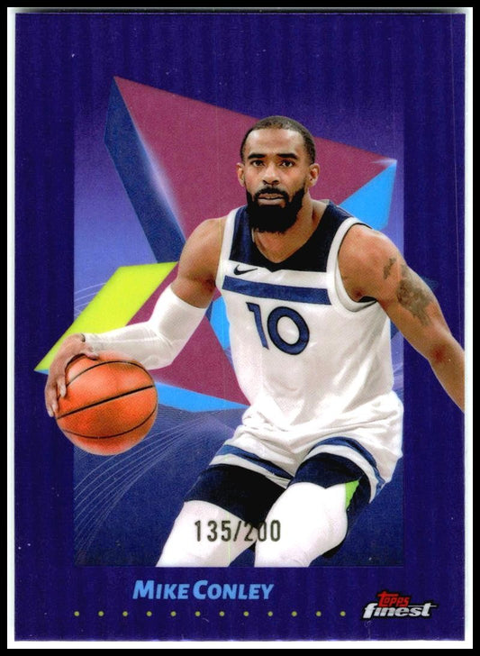 2024-25 Topps Finest Purple /200 #59 Mike Conley