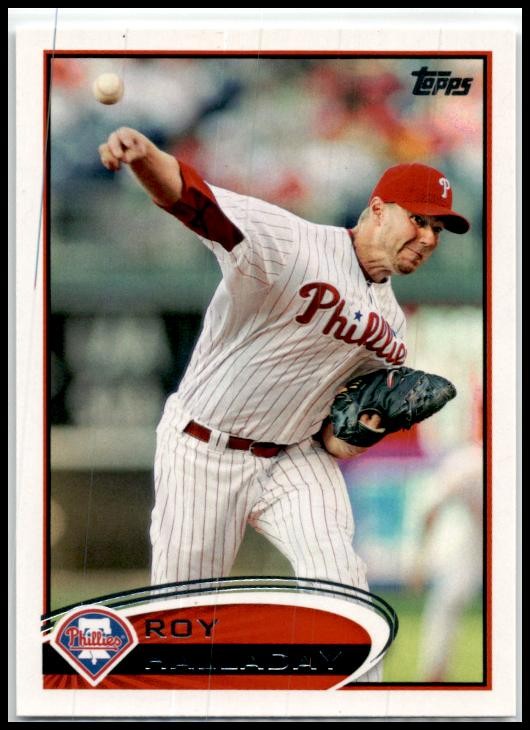 2012 Topps #150a Roy Halladay Philadelphia Phillies