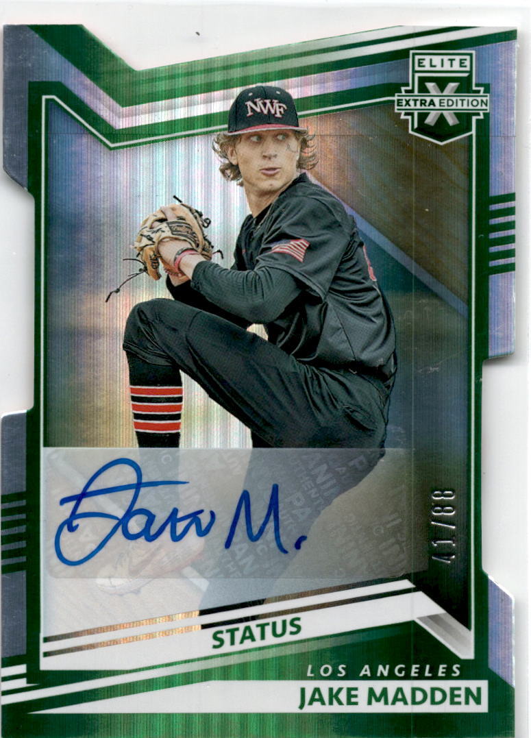 2022 Panini Elite Extra Edition Die Cut #118 Jake Madden Auto /88
