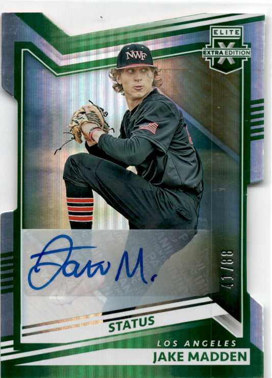 2022 Panini Elite Extra Edition Die Cut #118 Jake Madden Auto /88