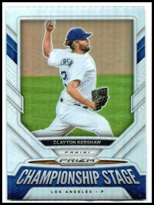 2021 Panini Prizm Championship Stage Silver Prizm #CS2 Clayton Kershaw Dodgers