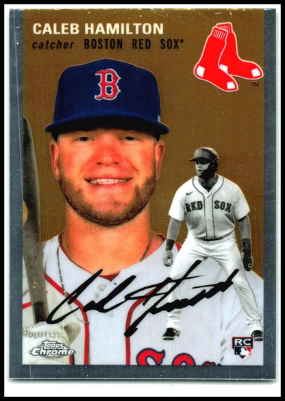 2023 Topps Chrome Platinum Anniversary #129 Caleb Hamilton Rookie Boston Red Sox