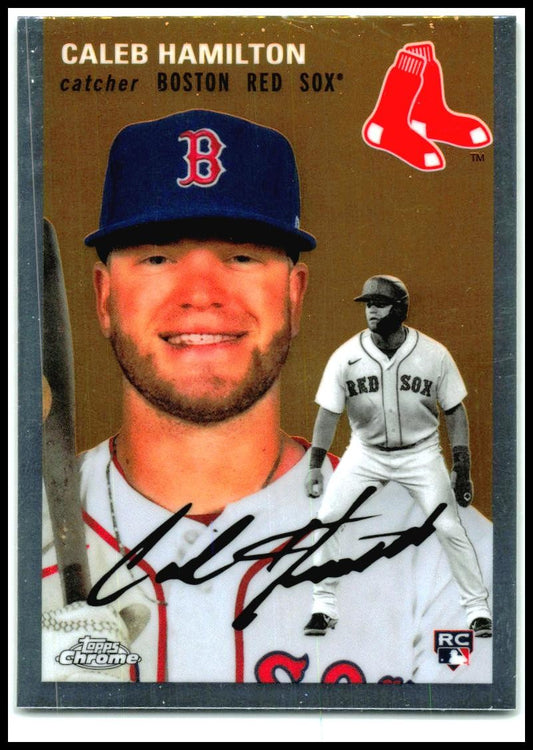 2023 Topps Chrome Platinum Anniversary #129 Caleb Hamilton Rookie Boston Red Sox