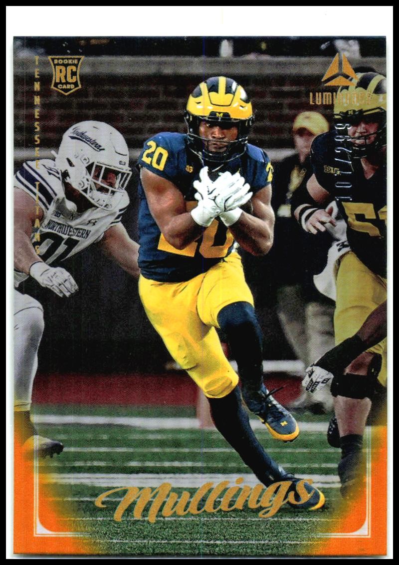 2025 Luminance Gold /299 ##120 Kalel Mullings Titans