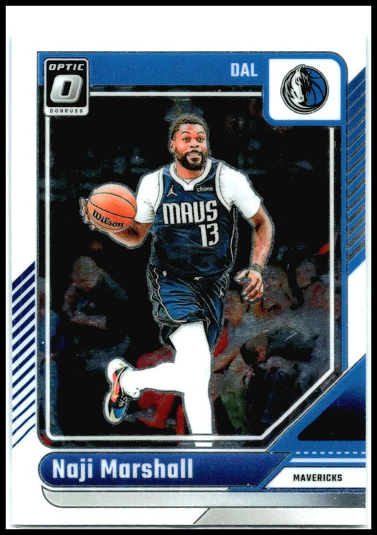 2024-25 Donruss Optic #118 Naji Marshall Dallas Mavericks