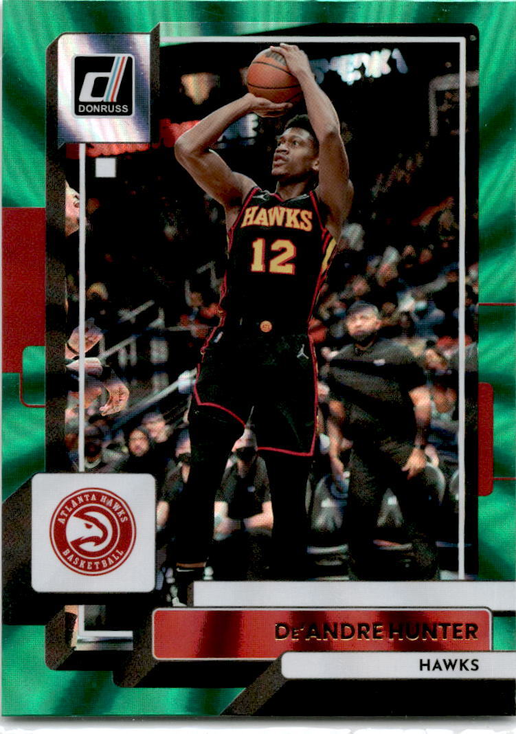 2022 Donruss Green Laser #64 De'Andre Hunter