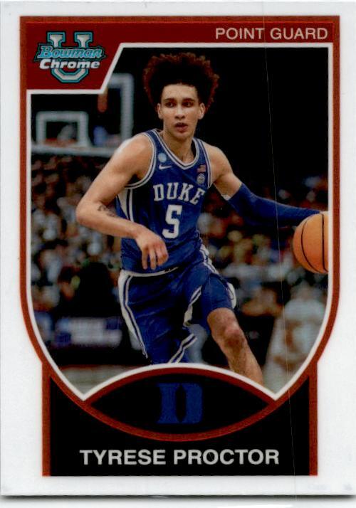2023-24 Bowman University Chrome 2007-08 Bowman #07B-30 Tyrese Proctor