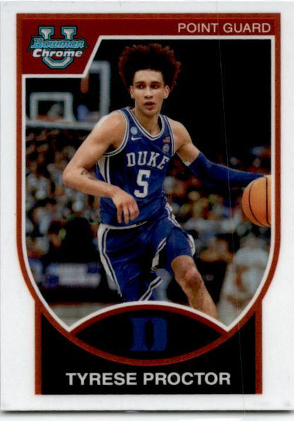 2023-24 Bowman University Chrome 2007-08 Bowman #07B-30 Tyrese Proctor