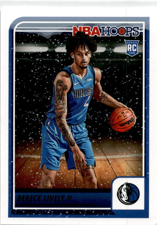 2023-24 Hoops Winter #241 Dereck Lively II Rookie Dallas Mavericks