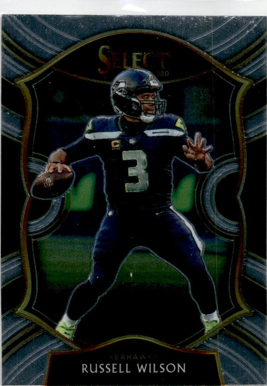 2020 Panini Select #4 Russell Wilson Seattle Seahawks