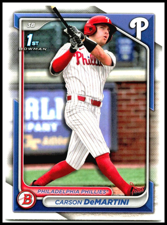 2024 Bowman Draft #BD-89 Carson DeMartini Philadelphia Phillies