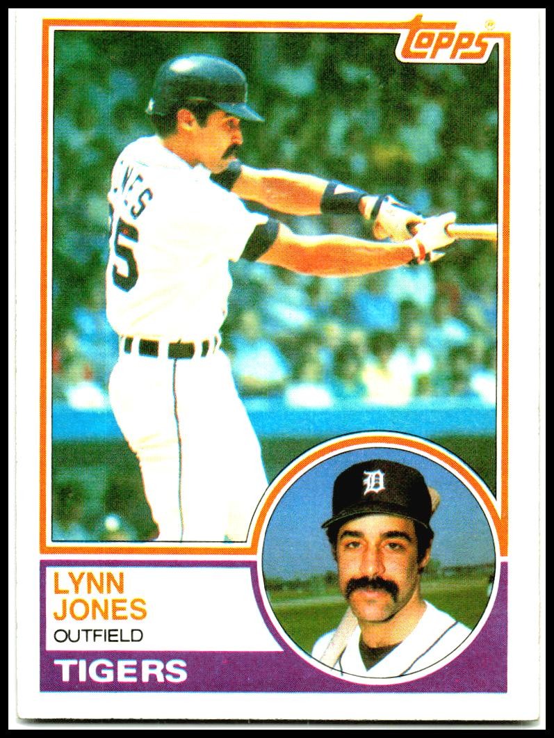 1983 Topps #483 Lynn Jones Detroit Tigers
