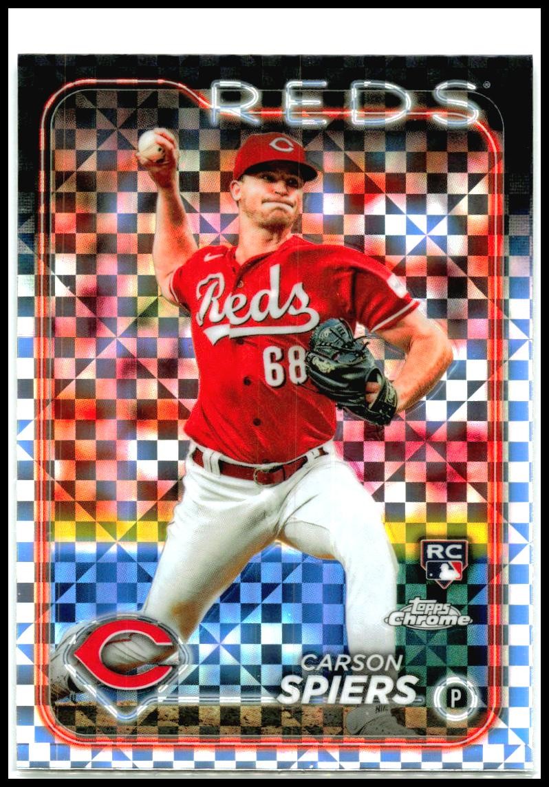 2024 Topps X-Factor #365 Carson Spiers Rookie Cincinnati Reds