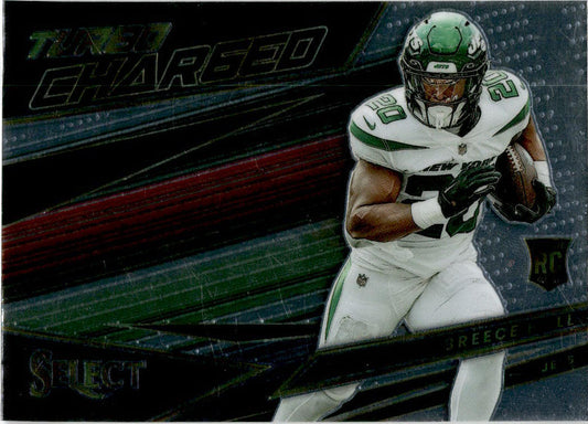 2022 Panini Select Turbo Charged #TUR-23 Breece Hall RC NY Jets