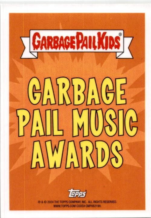 2024 Topps chrome garbage pail kids Music Awards Gold #20b Stompin' Stanley /50