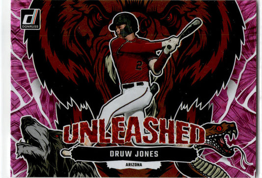 2023 Donruss Pink Fireworks #U9 Druw Jones Arizona Diamondbacks.