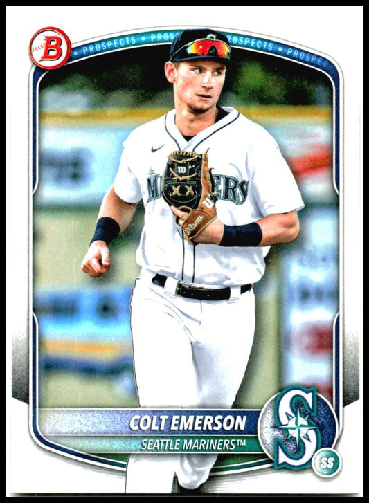 2025 Bowman Prospects #BP-17 Colt Emerson Seattle Mariners