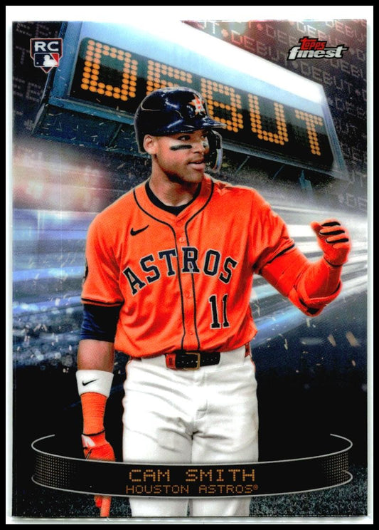 2025 Topps Finest Debut #D-26 Cam Smith Astro