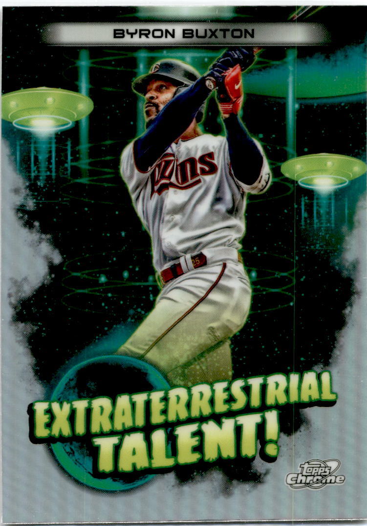 2023 Topps Chrome Cosmic Extraterrestrial Talent! #ET-1 Byron Buxton  Twins