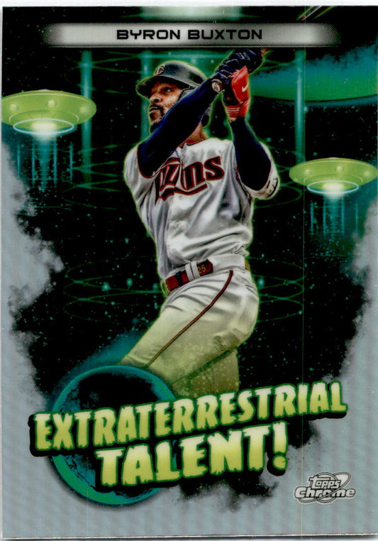 2023 Topps Chrome Cosmic Extraterrestrial Talent! #ET-1 Byron Buxton  Twins