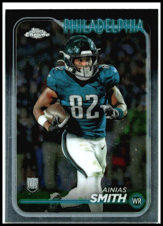 2024 Topps Chrome #286 Ainias Smith Rookie Philadelphia Eagles