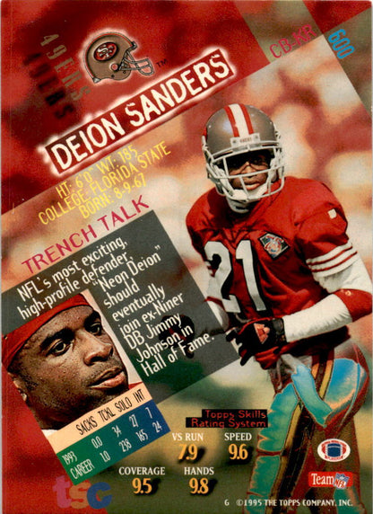 1994 Stadium Club #600 Deion Sanders SF 49ers